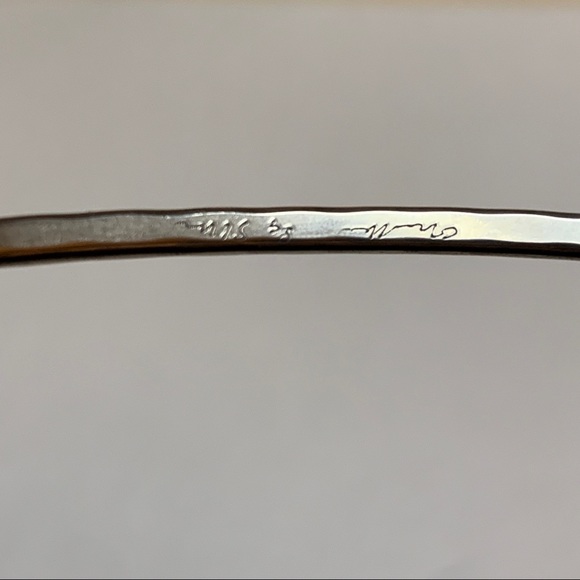 Small Sterling Cuff Bracelet - Picture 7 of 7